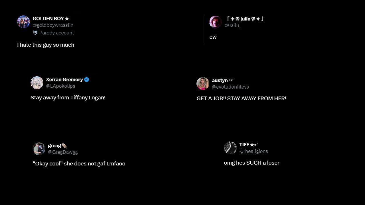 Fans blast Logan Paul on X (Screenshots via X)